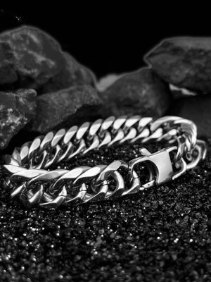 Personalized Creative Stainless Steel Bracelet Men's Chain Gift Bodybuilding Muscle Ornament
