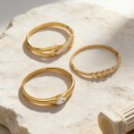 High Quality Stainless Steel Bracelet Combination 5A Zircon Buckle Bracelet Ins All-Match Commute Jewelry