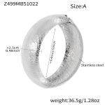 color: Z499-A Style Steel Color Bangle