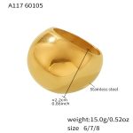 color: A117-Gold Ring / size: US 6