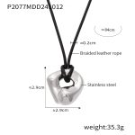 color: P2077-Steel Color Necklace