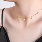 color: P1534-Gold Necklace -35+5cm