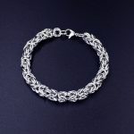 color: 7mm Circle Chain Lobster Clasp / size: 18cm Bracelet