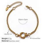 color: SL351G Gold Bracelet
