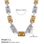color: XL764SG Two-tone Gold Necklace