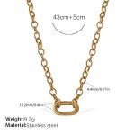 color: XL723G Gold Necklace