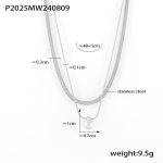 color: P2025-Steel Color Necklace