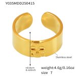 color: Y035-Gold Ring / size: US 7