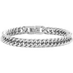 color: 8mm Double 4 Jewelry Clasp / size: 18cm Stainless Steel