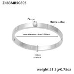 color: Z483-Steel Color Bangle