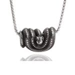 color: Snake + Stainless Steel Chain