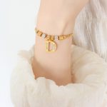 color: E414-Gold Bracelet -D