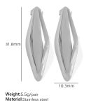 color: EH701 Silver Earrings