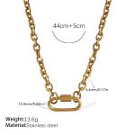 color: XL676G Gold Necklace