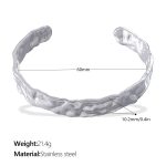 color: SZ278S60MM Silver Bangle