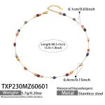 color: TXP230-Gold Necklace 40.5+5cm