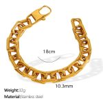 color: SL104 Gold Bracelet