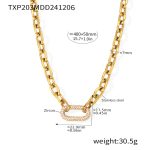 color: TXP203-Gold Necklace