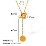 color: TPXL75G Gold Necklace
