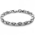 color: Coffee Bean 5mm Lobster Clasp / size: 18cm Bracelet