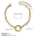 color: SL253G Gold Bracelet