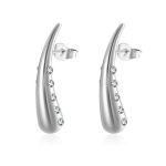 color: Curved With Stone Row Steel Color MS-716