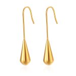 color: Small Drop Ear Hook Gold MS-306