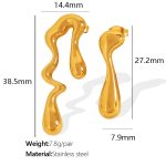 color: EH390 Gold Earrings
