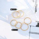 Simple Simple Bracelet Ring Stainless Steel Ring for Women Personality Couple Ring Bracelet