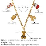 color: XL612G1 Gold Necklace