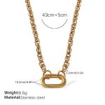 color: XL703G Gold Necklace