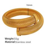 color: 16mm Width SZ43 Gold