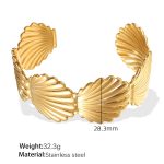 color: SZ243G Adjustable Gold Bangle