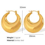 color: EH24 Gold Earrings