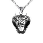 color: Snake Head + Stainless Steel Chain