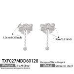 color: TXF027-Steel Color Earrings