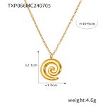 color: TXP066-Gold Necklace