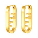 color: Multi Layer Oval Ear Cuff Gold MS-592