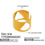 color: Y192-Gold Ring Size 6