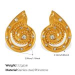color: EH616G Gold Earrings