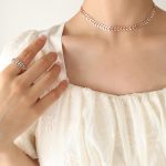 color: P362-Rose Gold Necklace -35+5cm
