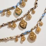 Maillard Lace-up Scarf Necklace DIY Multi-Pendant Personality Stainless Steel Collarbone Necklace Bracelet Combination