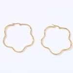 color: 8 Plum Blossom Earrings Gold