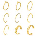 Stainless Steel Bracelet Vintage High-Grade Women's 18K Plated Bracelet Necklace Cuff Bracelet