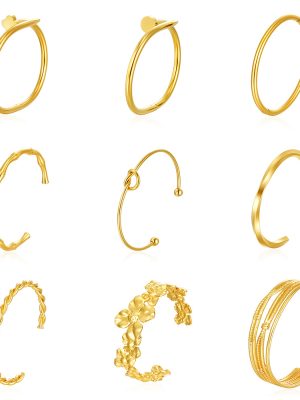 Stainless Steel Bracelet Vintage High-Grade Women's 18K Plated Bracelet Necklace Cuff Bracelet