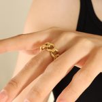 color: A110-Gold Ring / size: US 6