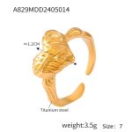 color: A829-Gold Ring / size: US 7