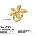 color: A553-Gold Ring / size: US 7