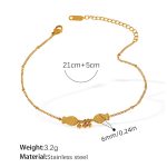 color: TPJL03G Gold Anklet