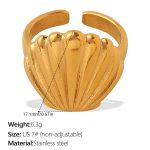 color: JZ161G7 Gold Ring